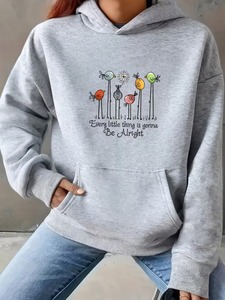 Sudadera de Lujo para Mujer de Mezcla de Algodón de Alta Gama, Suéter de Punto Suave Personalizado, Sudadera con Capucha Lisa - Product Image 2