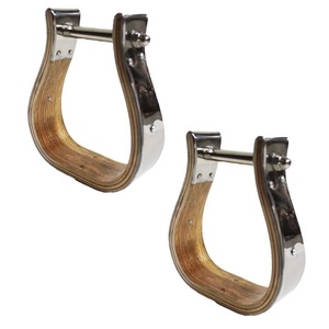 Estribos de Seguridad de Acero Inoxidable de Liberación Rápida para Montar a Caballo con Silla Inglesa - Ligeros, Tamaños Personalizables, Premium - Product Image 1