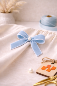 ริบบิ้นกำมะหยี่โพลีเอสเตอร์ 100% ทนการหดตัว ขนาด 6 มม. ของบริษัทนีลกามัล อินดัสทรีส์ แบบหน้าเดียว เนื้อนุ่ม ทนทาน สำหรับตกแต่งเสื้อผ้า - Product Image 3