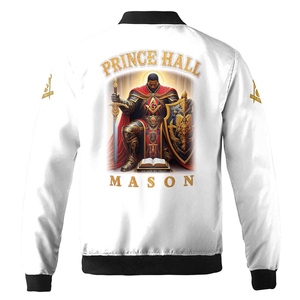 Chaqueta Bomber Personalizada de la Francmasonería para Maestro Masón, Tallas S-5XL, Chaqueta Sublimada de Manga Larga Hecha a Medida de Alta Calidad, 2026 - Product Image 6