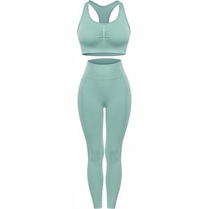 <b>Yoga</b> <b>Set</b> Women's New Sports Fitness Running Sportswear High-end Line Tailoring Color Blocking Design Women's <b>Yoga</b> <b>Set</b> - Product Image 4