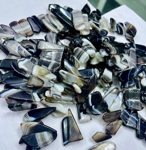 หินอาเกต Sardonyx ทรงหลวม,หินสีดำสำหรับทำอัญมณีโมราขายส่ง - Product Image 3