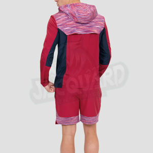 Ensemble de survêtement 2 pièces coupe-vent style le plus récent pour homme, veste courte cargo zippée en nylon et polyester, streetwear, prix de gros OEM - Product Image 5