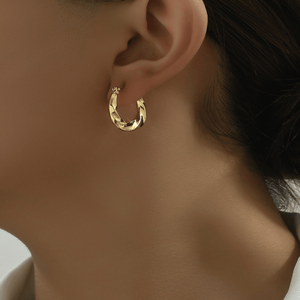 Boucles d'oreilles clipsables en cuivre luxueux, ensemble de mode polyvalent avec zircon, cadeau pour son magnifique tempérament - Product Image 4