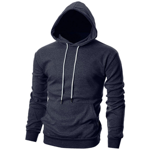 Sweat-shirt à capuche blanc pour homme, coupe classique, tricoté, imprimé personnalisé, décontracté, pull d'automne avec poche et manches à trois bandes - Product Image 3