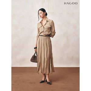 A9101 Camisa de Seda con Volantes para Mujer, Blusa Elegante de Manga Larga de Satén - Product Image 3