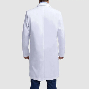 2026 New Arrival Medical Doctor White Lab Coat Stylish Lab Coat Cotton Polyester Medical Science Doctor <b>Scrub</b> <b>Nurse</b> Lab Coats - Product Image 3