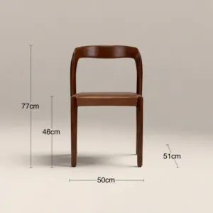 SINTERIOR <b>VINTAGE</b> MADELEINE STACKABLE WOODEN DINING <b>CHAIR</b> - Product Image 4