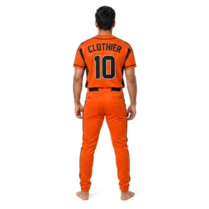 Technologie de séchage rapide, uniforme de baseball personnalisé, vêtements de sport, uniforme de baseball conçu avec un tissu léger et respirant - Product Image 2