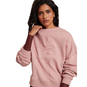 เสื้อสเวตเชิ้ตคอกลมแขนยาวผ้าฝ้ายฟลีซ 100% พิมพ์ลายโลโก้สำหรับผู้หญิงและผู้ชาย สวมใส่ได้ในฤดูหนาว - Product Image 3