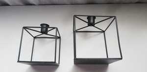 Luxury Black Metal Square <b>Lantern</b> <b>Candle</b> <b>Holder</b> Handmade Metal Frame Design Home Decor <b>Lanterns</b> for Indoor Use - Product Image 5