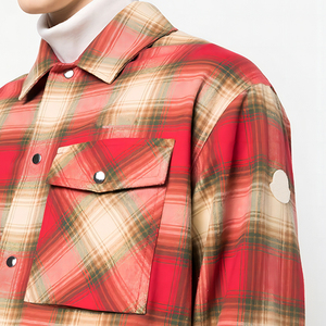 Camisa de Franela a Cuadros para Hombre, Manga Larga, 100% Algodón, Venta al Por Mayor - Product Image 2