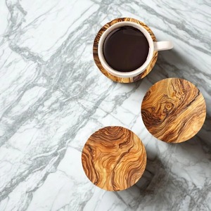 Wooden <b>Coaster</b> <b>Heat</b> Resistant Drink <b>Coasters</b> for Coffee Tea and Dining Table Use <b>Coaster</b> Manufacture Decorative Tea <b>Coasters</b> - Product Image 3