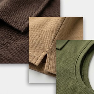 Camisas Polo sin Mangas para Hombre, Personalizadas al por Mayor, en Tonos Tierra, de Algodón Piqué, para Golf - Product Image 4