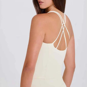 ใหม่โยคะครอปเสื้อกล้ามผู้หญิงเซ็กซี่ยิมกีฬาเสื้อกั๊กฟิตเนสแขนกุดวิ่ง - Product Image 4