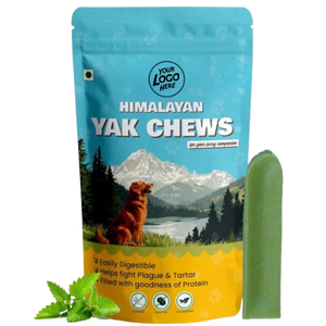 Friandises dentaires pour chiens au fromage de lait de yak de l'Himalaya de qualité supérieure, saveur menthe, dures, longue durée, naturelles, riches en protéines, collation pour animaux de compagnie OEM ODM - Product Image 1