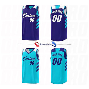 Ensemble d'uniformes de basketball personnalisés en gros avec logo pour adultes et enfants, tailles plus grandes, maillots et shorts, tenue de basketball d'équipe, vêtements de sport par sublimation - Product Image 2