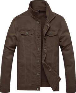 Nouvelle veste en jean pour homme jaune rose, style streetwear, déchirée, hip-hop, décontractée - Product Image 1