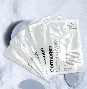 Masque apaisant Dermagen en coton 3D, acide hyaluronique, collagène, nourrissant, hydratant, masque pour le visage pour tous les types de peau - Product Image 2
