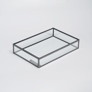 Unique Design Jewellery <b>Box</b> <b>Glass</b> and Brass With Silver Plating Customized Product for Wedding Decoration Handmade Bulk - Product Image 2