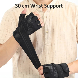 Guantes de gimnasio unisex de cuero de alta calidad para moda casual, logotipo personalizado, guantes deportivos personalizados para entrenamiento, mejor precio - Product Image 5
