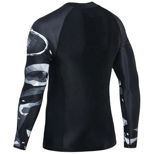 Mens Fully Sublimated Long Sleeve Customizable Compression <b>Rashguard</b> for MMA BJJ Grappling High Quality OEM Service - Product Image 5