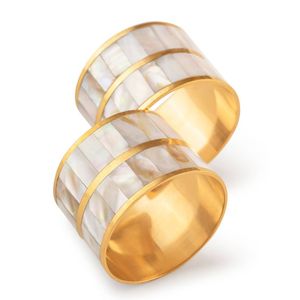 Classic Metal Napkin Ring With Timeless Shape For Formal Dining Traditional Events And Luxury <b>Table</b> Presentation - Product Image 5