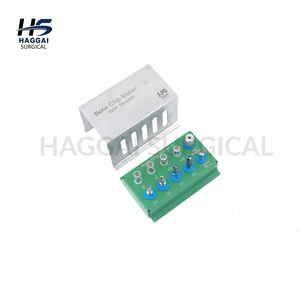 Kit de forets dentaires en acier inoxydable avec bloc de rangement gratuit, ensemble de forets pour implants, scie manuelle, instrument passivé à la rouille, certifié CE - Product Image 2