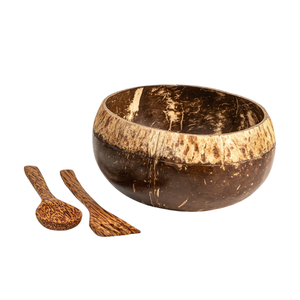 HOT SELLING Sustainable Premium Coconut Shell Bowl High Quality Eco Friendly Trending Smoothie Bowl <b>Set</b> With Spoons - Product Image 1