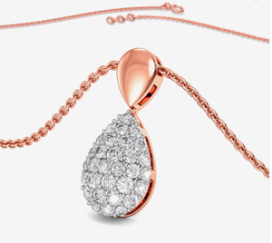Collier pendentif classique en or 14 carats avec diamant naturel et certification IGI pour un usage quotidien et des occasions spéciales - Product Image 2