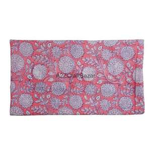 100% Cotton Skin-Friendly Breathable Soft Argyle & Floral Digital Print Women's Regular Scarf for Daily Wear - Product Image 3