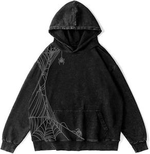 Nouveautés tendance : sweats à capuche personnalisés effet délavé pour hommes, streetwear de haute qualité, sweats à capuche effet délavé pour hommes en gros - Product Image 3