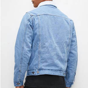 Chaqueta vaquera retro con lavado ácido para hombre, estilo vintage de los años 90, abrigo vaquero grueso, ropa para hombre - Product Image 3