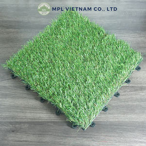 Azulejos de cubierta de césped artificial sintético duradero fácil de instalar exterior de fibra de vidrio para regalo del hogar respetuoso con el paisaje para - Product Image 2