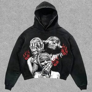 Custom Vintage <b>Crop</b> 100% Cotton <b>Zip</b> <b>Up</b> Distressed Embroidery Patch Acid Wash Hoodie Men - Product Image 2