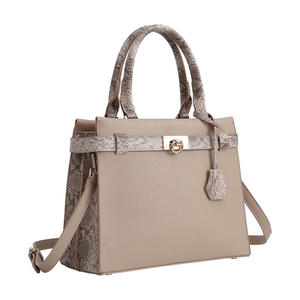 Women's Genuine Leather Tote Handbag Large Capacity Portable Designer Golden Bridge Luxury Brand Quilted Casual Chic Polyester - Product Image 4