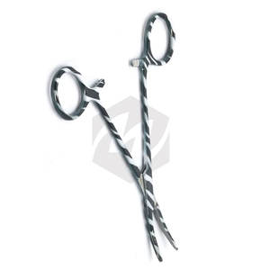 Pinces hémostatiques Crile à revêtement zébré blanc, 5,5 pouces, courbées, à motif complet, pinces chirurgicales pour usage dentaire, médical et artisanal - Product Image 6