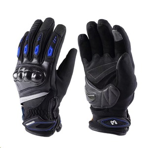 Gants de moto en cuir véritable de haute qualité pour l'hiver, gants de course noirs pour moto, gants chauds pour le sport et les activités de plein air - Product Image 4