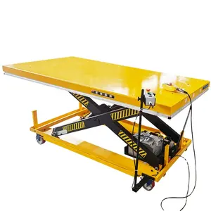 Factory Direct Sales Portable Hydraulic Lift Table Battery Powered Lift