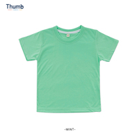 T-shirts en polyester 100% en gros fabriqués en thaïlande ébauches d'impression par sublimation excellentes pour les conceptions personnalisées