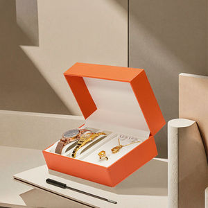 Boîtes à bijoux de luxe, boîte à bagues pas chère, boîtes d'emballage de bijoux noires pour les petites entreprises, vente en gros en usine - Product Image 4