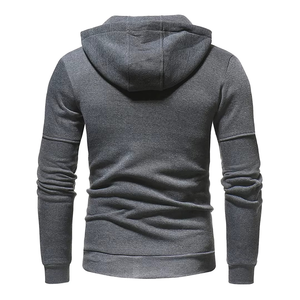 Conjunto Deportivo Reversible con Capucha para Hombre, Talla Grande, Transpirable, con Cierre Completo, Material Spandex/Poliéster, para Otoño - Product Image 6