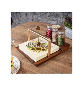 Compact Metal Napkin Holder Space Saving Tabletop Organizer Durable Rustproof Design Ideal For <b>Small</b> Dining <b>Tables</b> <b>Kitchens</b> - Product Image 1