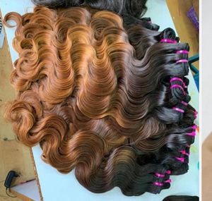 ผมต่อแบบธรรมชาติ ยี่ห้อ Natural Wholesale Bundles สีดำธรรมชาติ 100% แบบลอนคลื่นอินเดีย  ชนิด Single Drawn Remy แท้ - Product Image 2