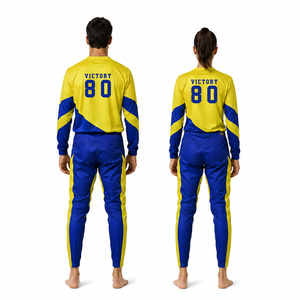2026 Apace Pantom Series Blue Yellow Motocross Jersey and Pants Set Unisex MX Off <b>Road</b> Racing Gear - Product Image 4