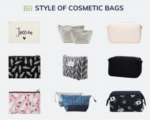 Customizable Eco-Friendly Canvas <b>Makeup</b> Bag Zippered Cosmetic <b>Case</b> Waterproof Fashion Print Convenient Cosmetics - Product Image 1