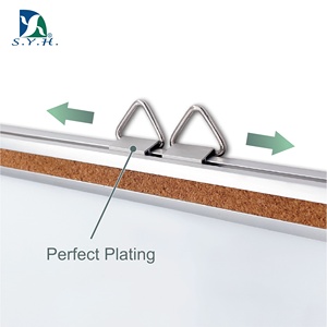 Pizarra Magnética con Superficie de Escritura Suave y Marco de Aluminio/Corcho - Product Image 3
