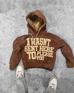 Sweat-shirt surdimensionné vintage pour homme en molleton double couche satiné personnalisé avec impression 3D - Product Image 2