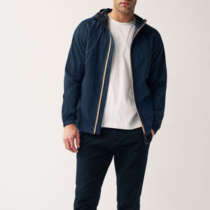 Lightweight Winter Solid Nylon Windproof Men's Custom <b>Jacket</b> Quick Dry Logo Option High Quality Fabric - Product Image 5