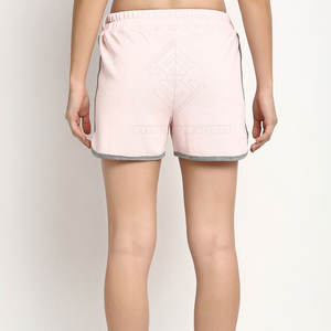 Shorts en coton personnalisés grande taille pour femmes, shorts taille haute pour filles, couleur personnalisée, en stock - Product Image 3